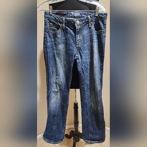 Rock 47 Wrangler Jeans 9/10 32 inseam women Crystal Studded pockets